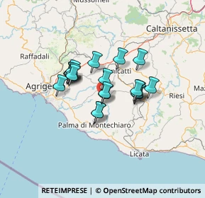 Mappa Strada Statale 410 Dir, 92020 Camastra AG, Italia (10.621)