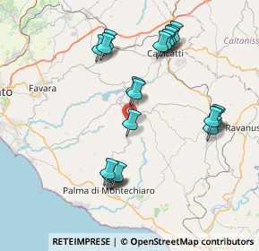 Mappa Strada Statale 410 Dir, 92020 Camastra AG, Italia (8.919)