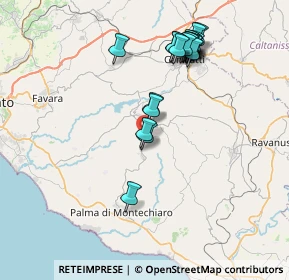 Mappa Strada Statale 410 Dir, 92020 Camastra AG, Italia (8.633)