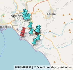 Mappa Vicolo Jean Houel, 92100 Agrigento AG, Italia (2.71733)