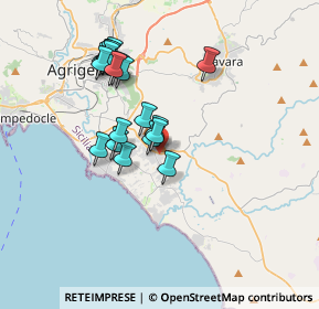 Mappa Vicolo Jean Houel, 92100 Agrigento AG, Italia (3.6115)