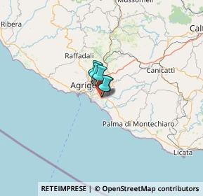 Mappa Via Lombardia, 92100 Villaggio Mosé AG, Italia (37.15)