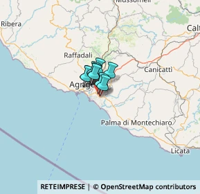 Mappa Via Lombardia, 92100 Villaggio Mosé AG, Italia (20.98067)
