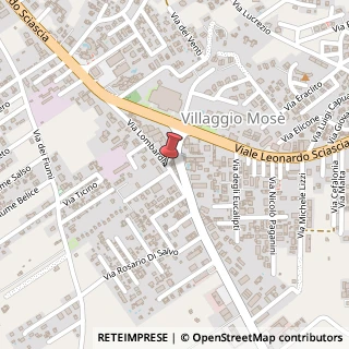 Mappa Via Lombardia, 58, 92100 Agrigento, Agrigento (Sicilia)