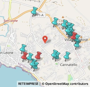 Mappa Via Corsica, 92100 Agrigento AG, Italia (1.236)