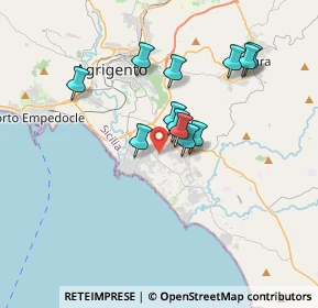Mappa Via Corsica, 92100 Agrigento AG, Italia (3.25833)