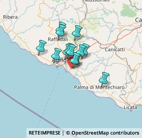 Mappa Via Corsica, 92100 Agrigento AG, Italia (9.24462)
