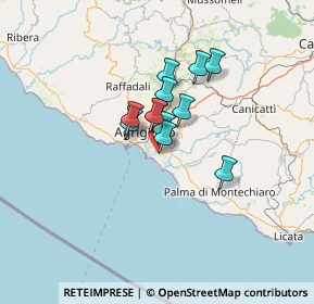 Mappa Via Corsica, 92100 Agrigento AG, Italia (9.0325)