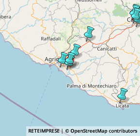 Mappa SS Sud Occidentale Sicula, 92100 Agrigento AG, Italia (25.1975)