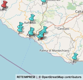 Mappa SS Sud Occidentale Sicula, 92100 Agrigento AG, Italia (21.53308)