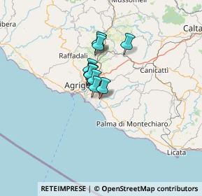 Mappa SS Sud Occidentale Sicula, 92100 Agrigento AG, Italia (8.86818)