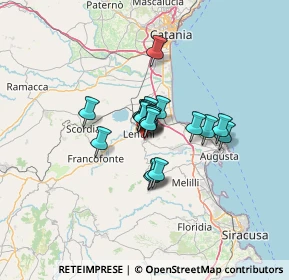 Mappa Via Etna, 96013 Carlentini SR, Italia (8.1335)