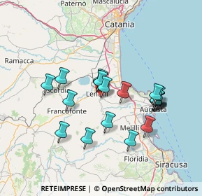 Mappa Via Etna, 96013 Carlentini SR, Italia (14.4255)