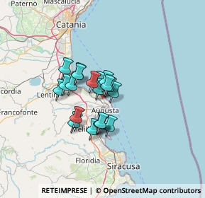 Mappa Via Padre Puglisi, 96011 Augusta SR, Italia (9.562)