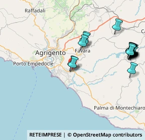 Mappa Via Guido Piovene, 92100 Agrigento AG, Italia (11.3105)