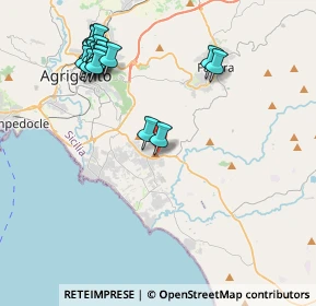 Mappa Via Lucrezio, 92100 Agrigento AG, Italia (5.08529)