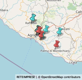 Mappa Via Lucrezio, 92100 Agrigento AG, Italia (7.91538)