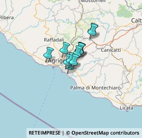 Mappa Via Lucrezio, 92100 Agrigento AG, Italia (7.1125)