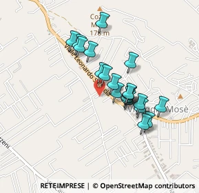 Mappa Via Rodisia, 92100 Villaggio Mosè AG, Italia (0.404)