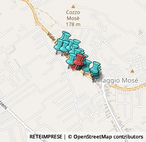 Mappa Via Rodisia, 92100 Villaggio Mosè AG, Italia (0.206)