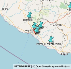 Mappa Via Rodisia, 92100 Villaggio Mosè AG, Italia (14.98)