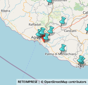 Mappa Via Teatro Tenda, 92100 Villaggio Mosè AG, Italia (17.31909)