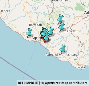 Mappa Via Teatro Tenda, 92100 Villaggio Mosè AG, Italia (7.115)
