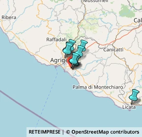 Mappa Via Teatro Tenda, 92100 Villaggio Mosè AG, Italia (9.17417)