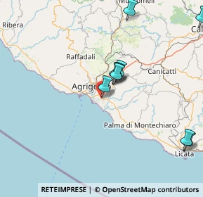 Mappa Via Teatro Tenda, 92100 Villaggio Mosè AG, Italia (38.06588)