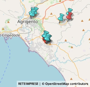 Mappa Via Teatro Tenda, 92100 Villaggio Mosè AG, Italia (3.32091)