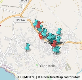 Mappa Via Teatro Tenda, 92100 Villaggio Mosè AG, Italia (0.624)