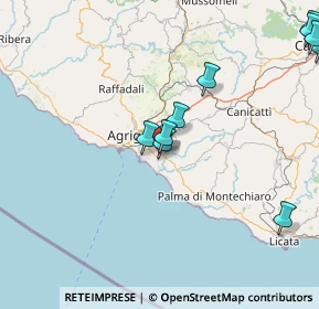 Mappa Via Giovanni Meli, 92100 Villaggio Mosè AG, Italia (23.74818)