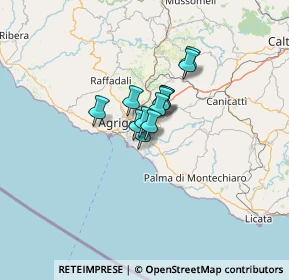 Mappa Via Eraclito, 92100 Agrigento AG, Italia (7.10917)