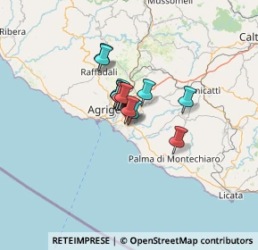 Mappa Via Eraclito, 92100 Agrigento AG, Italia (7.88615)