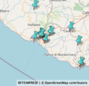 Mappa Via Eraclito, 92100 Agrigento AG, Italia (14.34538)