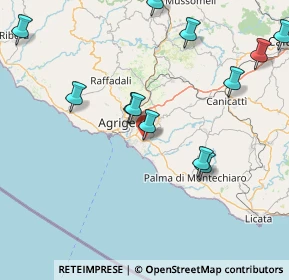 Mappa Via Eraclito, 92100 Agrigento AG, Italia (21.86231)