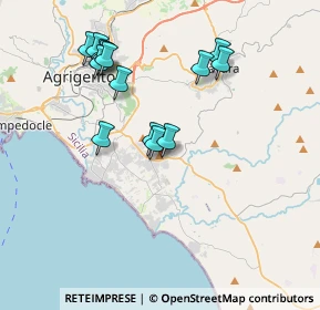 Mappa Via Eraclito, 92100 Agrigento AG, Italia (4.13857)