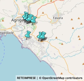 Mappa Via Eraclito, 92100 Agrigento AG, Italia (3.59667)