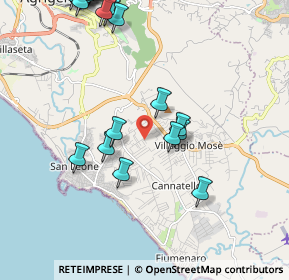 Mappa Agrigento, 92100 Villaggio Mosè AG, Italia (2.9285)