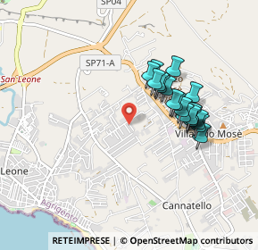 Mappa Agrigento, 92100 Villaggio Mosè AG, Italia (0.88)