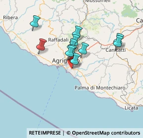 Mappa Agrigento, 92100 Villaggio Mosè AG, Italia (12.55455)
