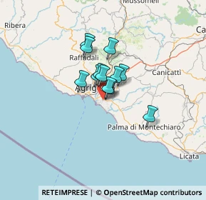 Mappa Agrigento, 92100 Villaggio Mosè AG, Italia (8.36833)