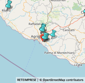 Mappa Agrigento, 92100 Villaggio Mosè AG, Italia (17.45455)