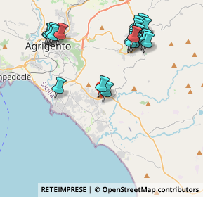 Mappa Via Leonardo Siascia, 92100 Villaggio Mosè AG, Italia (5.0425)