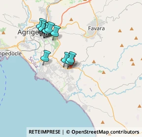 Mappa Via Antares, 92100 Agrigento AG, Italia (3.8325)