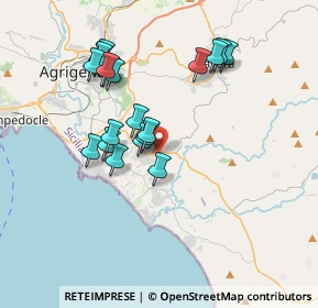 Mappa Via Antares, 92100 Agrigento AG, Italia (3.835)