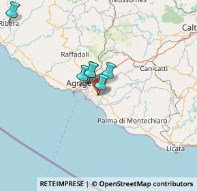 Mappa Via Leonardo Siascia, 92100 Villaggio Mosè AG, Italia (36.89714)