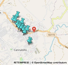 Mappa Via Leonardo Siascia, 92100 Villaggio Mosè AG, Italia (0.969)