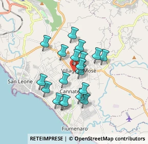 Mappa Via Lombardia, 92100 Villaggio Mosè AG, Italia (1.55579)