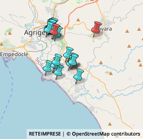 Mappa Via Lombardia, 92100 Villaggio Mosè AG, Italia (3.347)